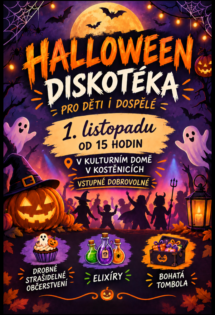HALLOWEEN<br>Diskotéka HALLOWEEN<br>Diskotéka