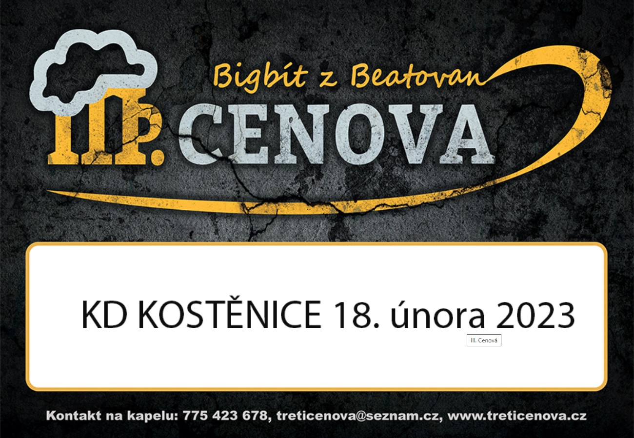 Bigbít z Beatovan<br>v Kostěnicích