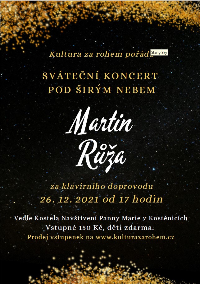 Sváteční koncert<br>Martin Růža