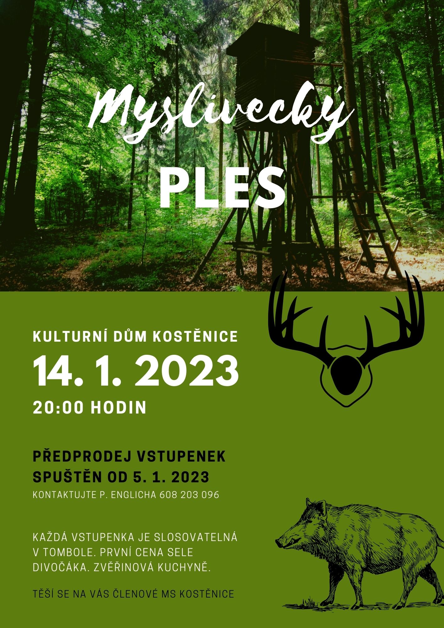 Myslivecký ples<br>2023