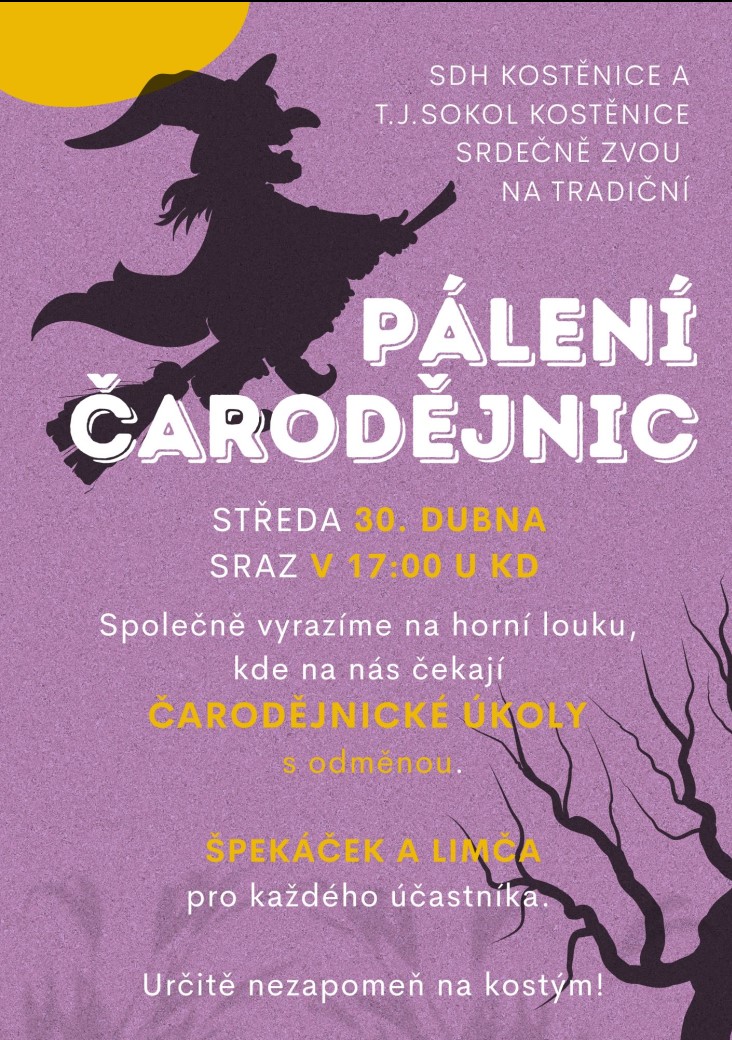 Pálení<br>čarodějnic