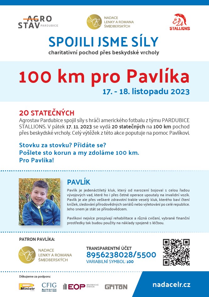 Charitativní pochod<br>pro Pavlíka.