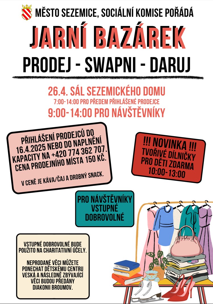 Jarní bazárek <br>Sezemice