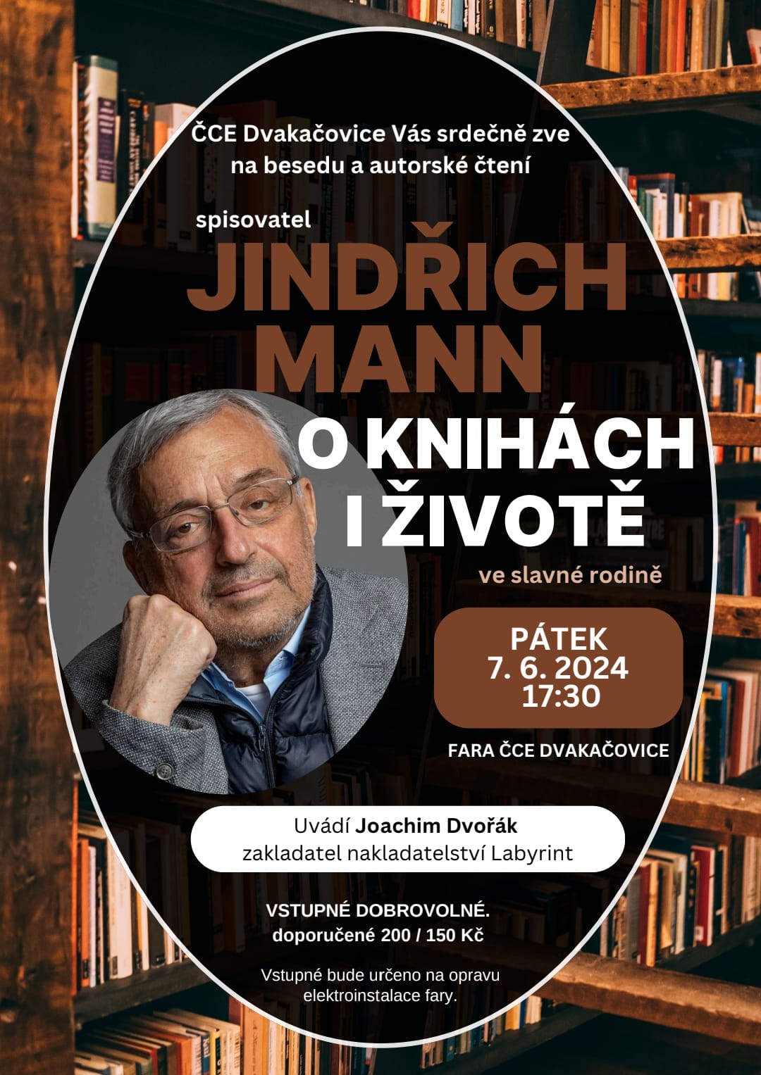 Beseda-spisovatel<br>Jindřich Mann