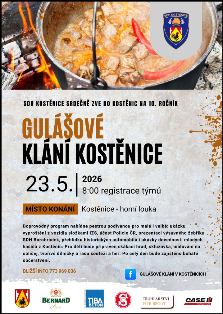 Gulášové<br>klání Kostěnice