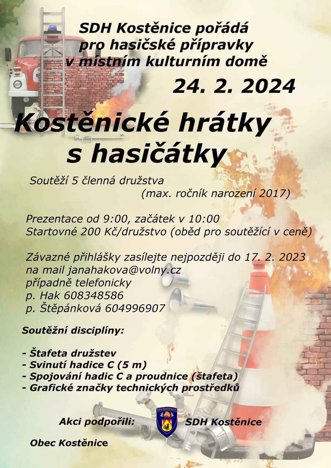 Kostěnické hrátky<br>s hasičátky