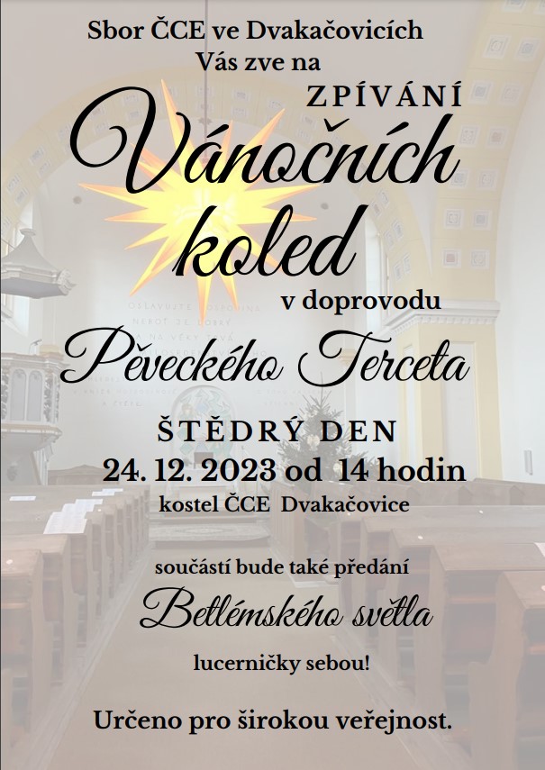 Zpívání koled <br>Dvakačovice