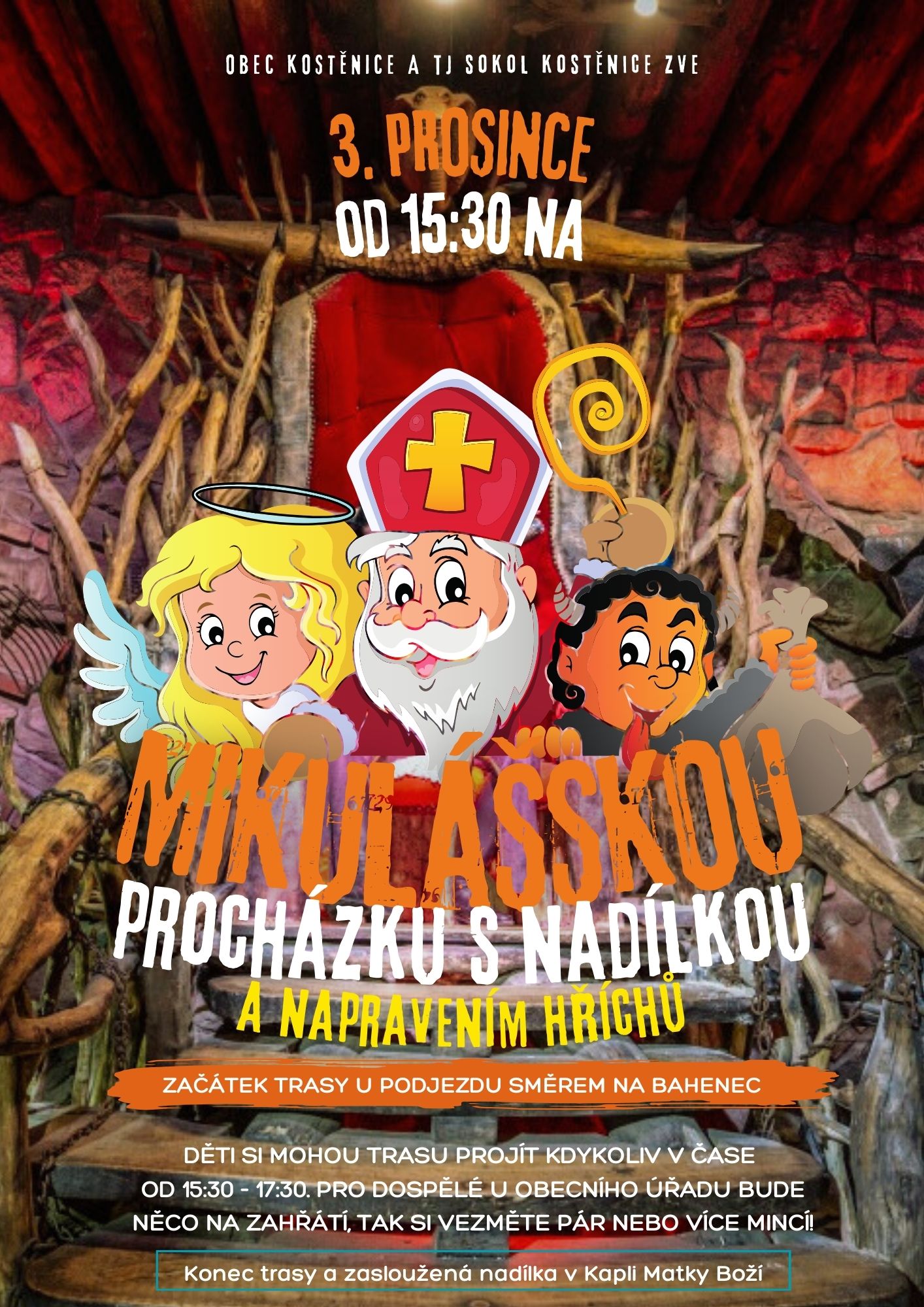 Mikulášská procházka<br>s nadílkou