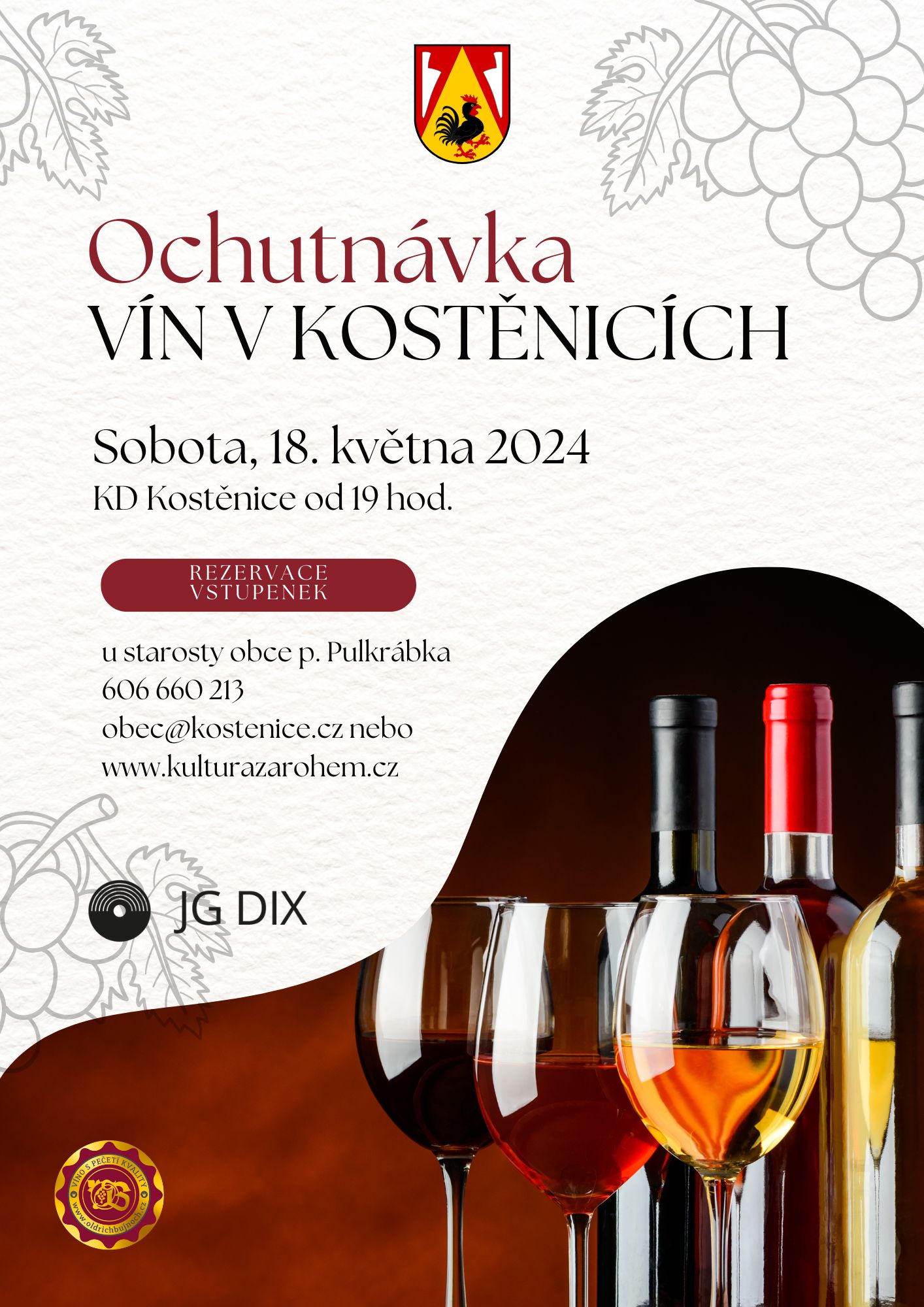 Ochutnávka vín<br>v Kostěnicích