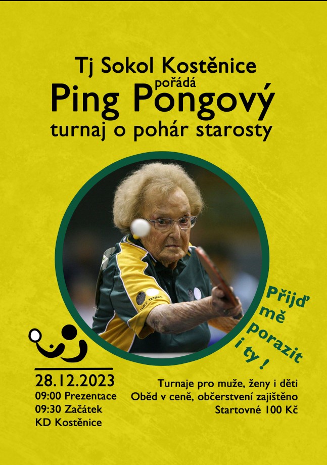Ping Pongový <br>turnaj 2023