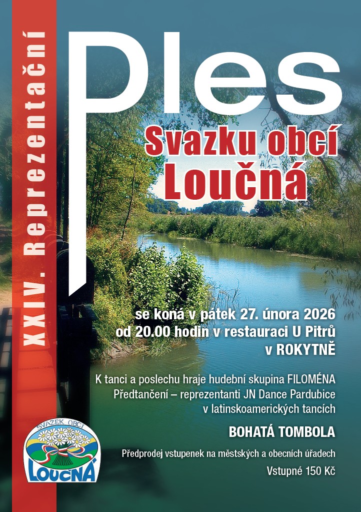 Ples svazku obcí<br>Loučná - 2026 Ples svazku obcí<br>Loučná - 2026