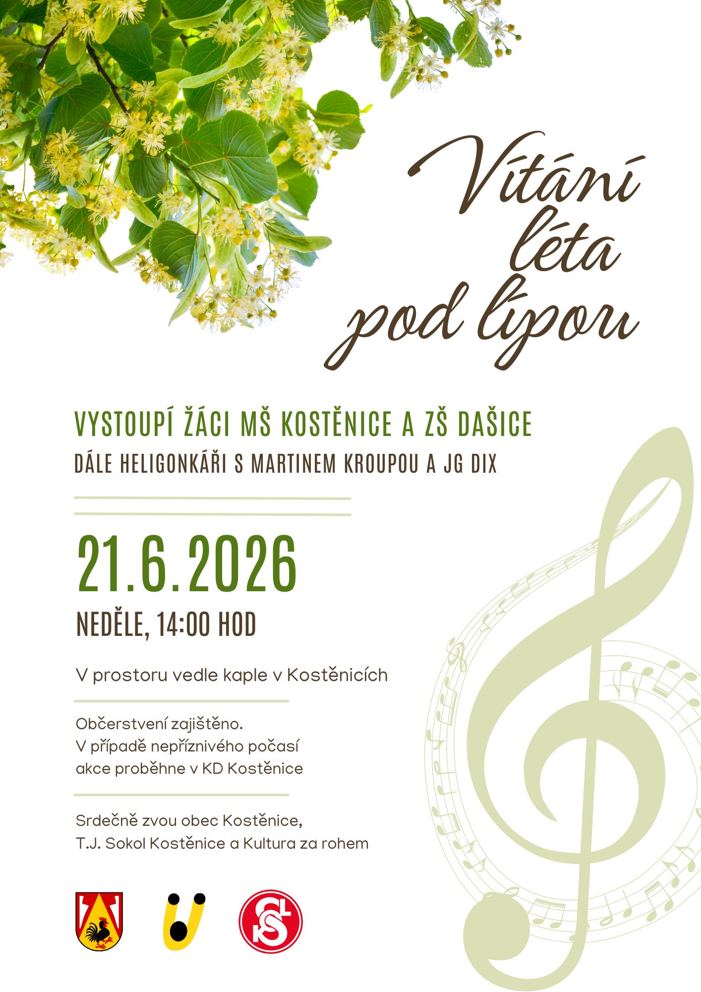 Vítání léta<br>Pod Lipou Vítání léta<br>Pod Lipou