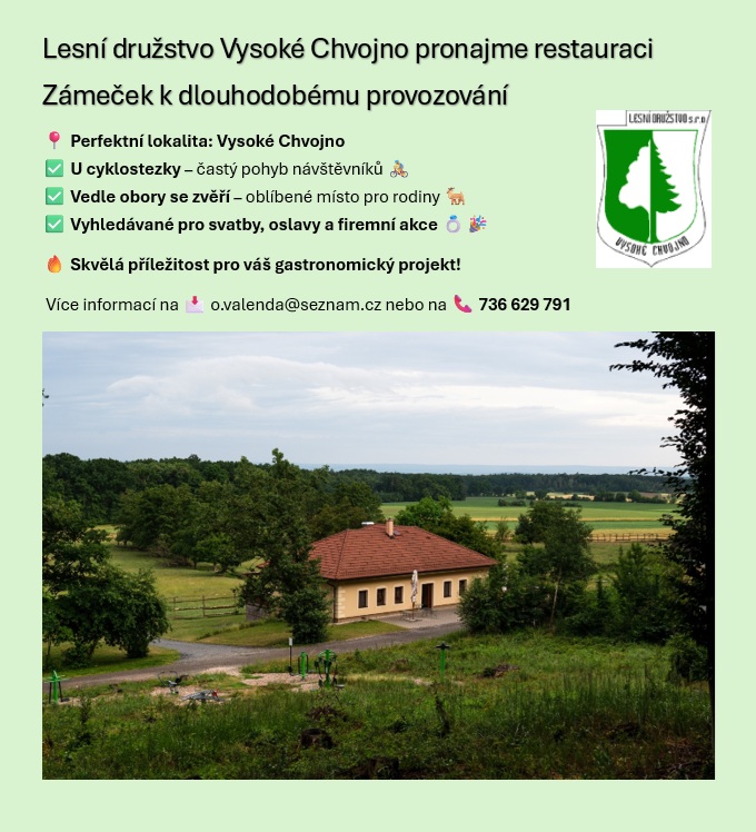 Restaurace Zámeček<br>Vysoké Chvojno