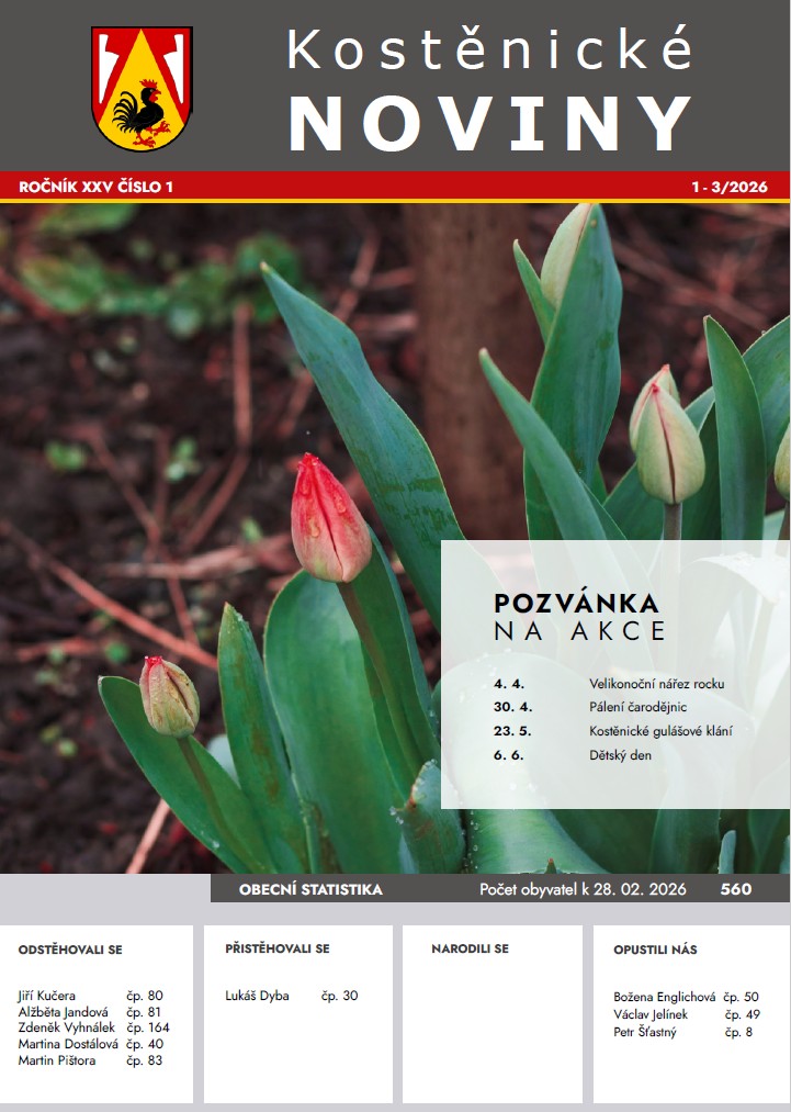 Kostěnické noviny<br>2026/1